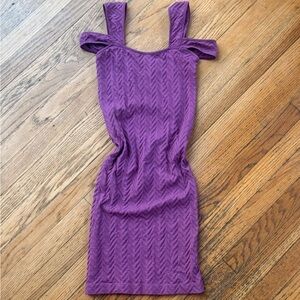 Free People Purple Mini Dress